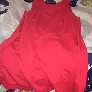 Work Dress in Burnt orange